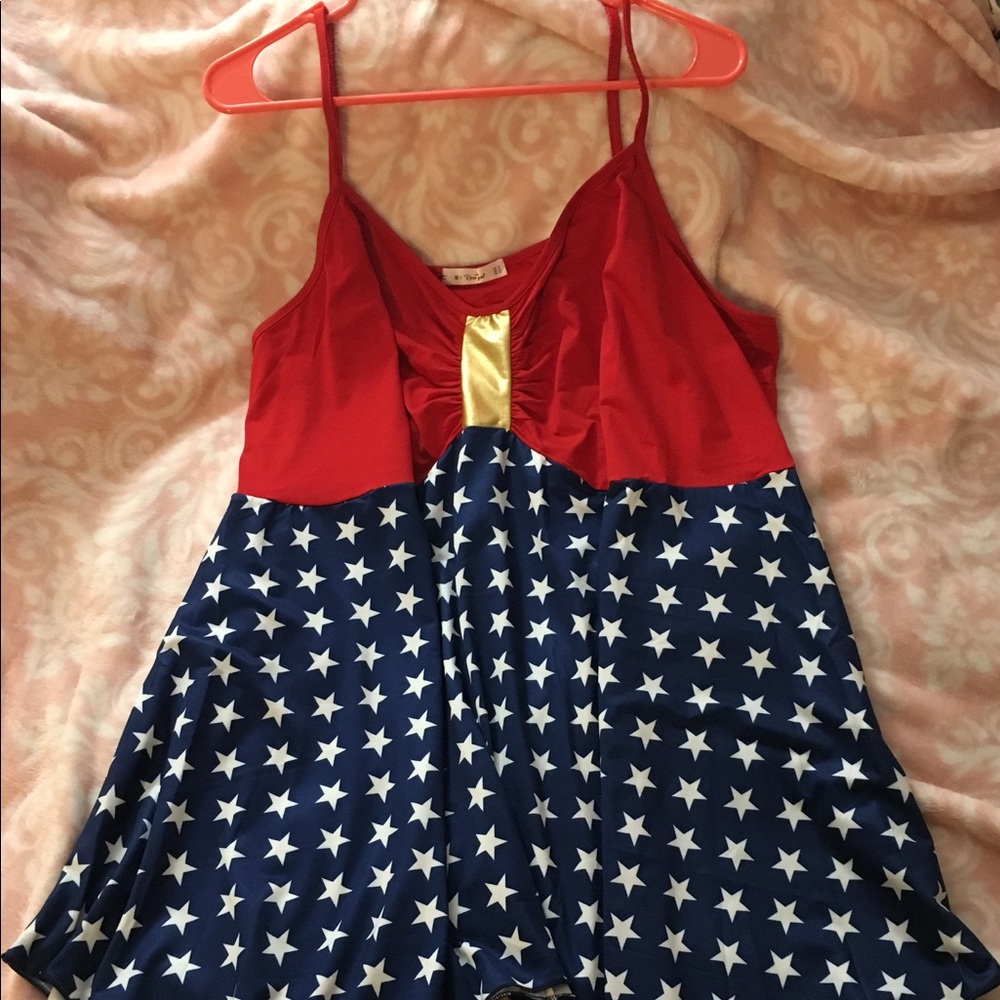 Patriotic Red, White & Blue Tank Top